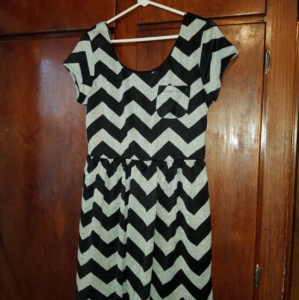 Delia's Chevron skater dress